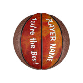 レッドメープルリーフ抽象芸術秋自然撮影 ミニバスケットボール (縦)