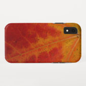 レッドメープルリーフ抽象芸術秋自然撮影 Case-Mate iPhoneケース (裏面(横))