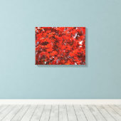 レッドメープル葉ズ キャンバスプリント (インサイチュ (ウッドフロア))