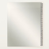 レッドモダンクリスマスホリデープランナー プランナー手帳 (裏面)