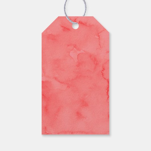 レッドモダンレースカー誕生日 ギフトタグ (裏面)