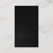 レッドモノグラム垂直エレガントグレーの名刺 名刺 (裏面)