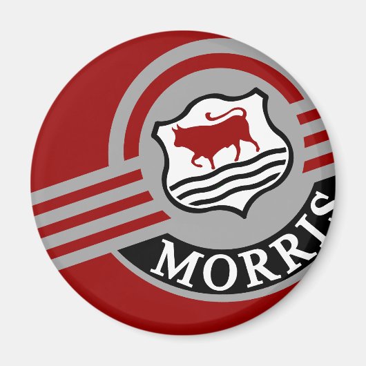 レッドモリスマイナー冷蔵庫 マグネット (正面)