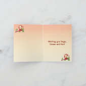 レッドモンキーアニマルバレンタインデー シーズンカード (内部)