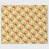 レッドモンキー中国の新年のラッピング紙 ラッピングペーパー (フラット)