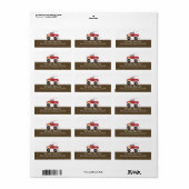 レッドモンスタートラックカスタマイズ ラベル (フルシート)