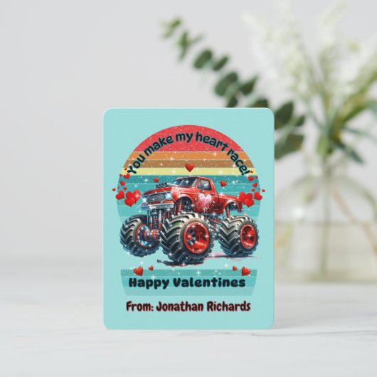 レッドモンスタートラック私のハートレース シーズンカード (スタンド正面)