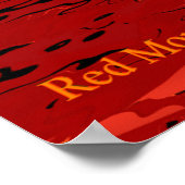 レッドモーニング(プリント) ポスター (角)