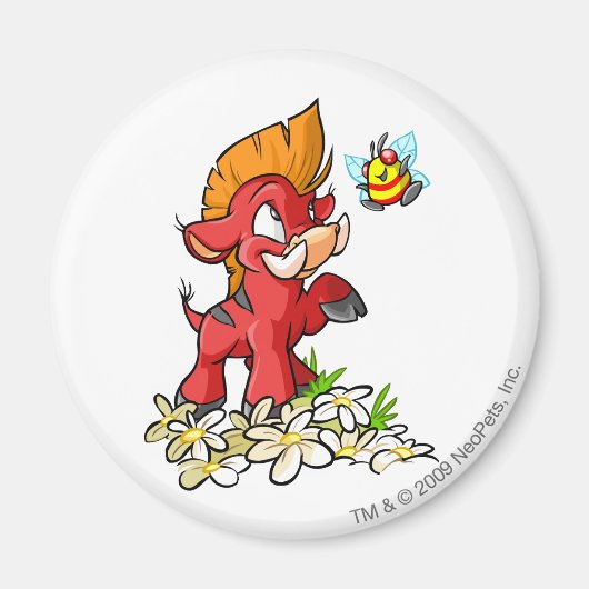 レッドモーホッグとバズ マグネット (正面)