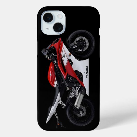 レッドヤマハYzf-R6バイク Case-Mate iPhoneケース (裏面)