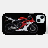 レッドヤマハYzf-R6バイク Case-Mate iPhoneケース (裏面 (横))