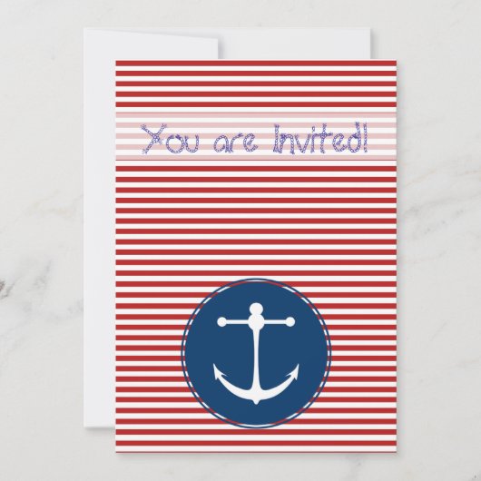 レッドヨットクラブ 招待状 (正面)