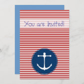 レッドヨットクラブ 招待状 (正面/裏面)