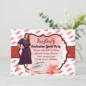 レッドヨットパーティの招待状 招待状 (スタンド正面)