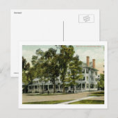 レッドライオンインストックブリッジ， MA 1909ヴィンテージ ポストカード (正面/裏面)