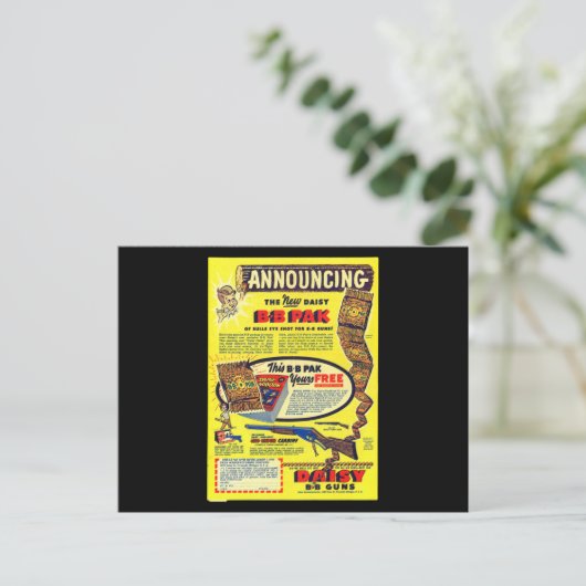 レッドライダーBBガン50の漫画ブックBBセール ポストカード (スタンド正面)