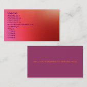 レッドライツの名刺 名刺 (正面/裏面)