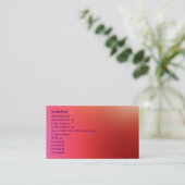 レッドライツの名刺 名刺 (スタンド正面)