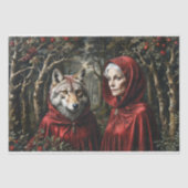 レッドライディングフードとオオカミ:時間の中のパートナー 薄葉紙 (正面)