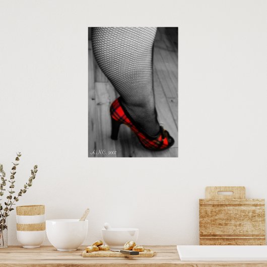 レッドライディングフードのかかと ポスター (キッチン)