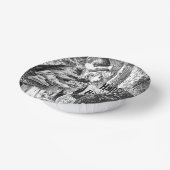 レッドライディングフードウルフフォレスト妖精の物語誕生日 ペーパーボウル (傾斜あり)