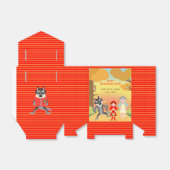 レッドライディングフードガールバースデーパーティー フェイバーボックス (折り畳みなし)