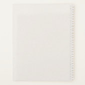 レッドライディングフードヴィンテージ白黒額縁スケッチ プランナー手帳 (裏面)