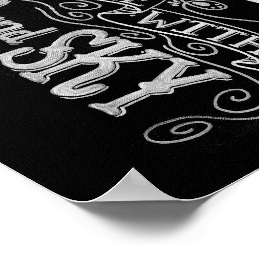 レッドライトゴーオリジナルのアートワークプリント ポスター (角)