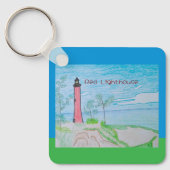 レッドライトハウス キーホルダー (正面)