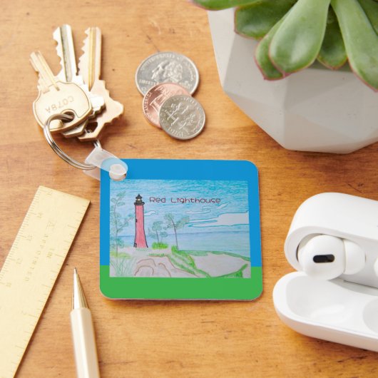 レッドライトハウス キーホルダー (デスク)