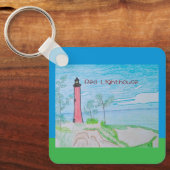 レッドライトハウス キーホルダー (正面)
