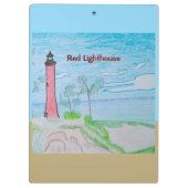 レッドライトハウス クリップボード (裏面)