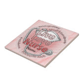 レッドライブラブカスタムナースタイル タイル (側面)