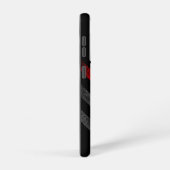 レッドラインヴィンテージベッシーロス米州旗 SAMSUNG GALAXYケース (右側面)