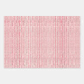 レッドライン編みフラットシート包装紙 ラッピングペーパーシート (正面3)