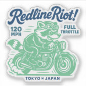 レッドライン・ライオット シール (正面)