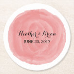 レッドラウンドウォーター結婚カラー紙コースター ラウンドペーパーコースター<br><div class="desc">トレンディーとスタイリッシュ水色の結婚紙円ブラシ付き水色のコースターは赤い背景に見える。これらのエレガントコースターはモダンあなたの詳細とカスタマイズ一緒に結婚の簡単である。その他のカスタマイズオプシクリックョンについてカスタマイズは、[It]ボタン</div>