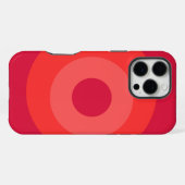 レッドラウンドApple iPhone 16 Pro Maxケース iPhoneケース (裏面横)