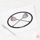 レッドラクロスゴアリースティック 楕円形シール (封筒)