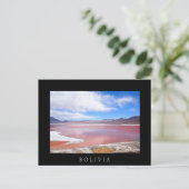 レッドラグーンインボリビアブラック文字はがき ポストカード (スタンド正面)