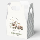 レッドラストファームアニマルズトラクター子供の誕生日 フェイバーボックス (オープン)