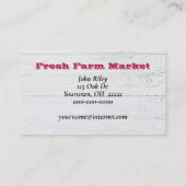 レッドラズベリーの名刺 名刺 (裏面)