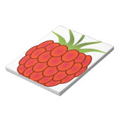 レッドラズベリーラインアート ノートパッド (回転)