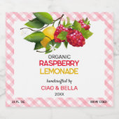 レッドラズベリーレモネード ビールラベル (シングルラベル)