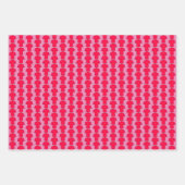 レッドラッピング紙シートのサッカーシャツ ラッピングペーパーシート (正面2)