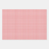 レッドラッピング紙トリオ ラッピングペーパーシート (正面2)