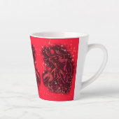 レッドラテマグブルズランニングズアットスターリーナイト カフェラテマグ (右)