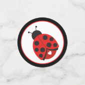 レッドラディバグガール誕生日 コンフェッティ (スモール正面)