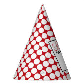 レッドラディバグチルドレン誕生日 パーティーハット (左)