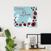 レッドラディバグポスター ポスター (ホームオフィス)